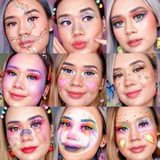 Inspirasi Makeup Karakter Nadya Yasmeen, dari Gaya Simple Sampai Pop Art