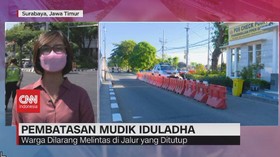 VIDEO: Pembatasan Mudik Iduladha