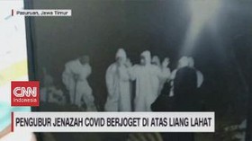 VIDEO: Pengubur Jenazah Covid Berjoget di Atas Liang Lahat