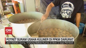 VIDEO: Potret Suram Usaha Kuliner di PPKM Darurat