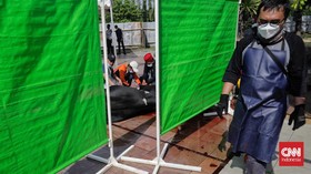 FOTO: Intip Penyembelihan Kurban di Tengah Masa PPKM