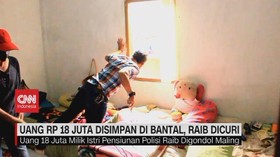 VIDEO: Uang Rp.18 Juta Disimpan di Bantal, Raib Dicuri