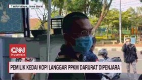 VIDEO: Pemilik Kedai Kopi Langgar PPKM Dipenjara Bebas