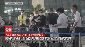 VIDEO: 260 Warga Jepang Kembali Dipulangkan Dari Tanah Air