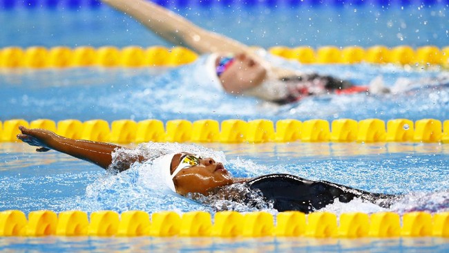 Azzahra Permatahani dan Aflah Fadlan Prawira akan jadi wakil Indonesia pada cabang renang di Olimpiade Tokyo 2020.