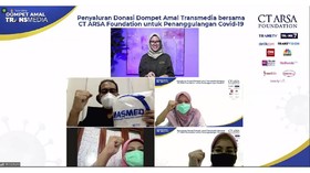 CT Arsa dan Transmedia Salurkan Donasi Covid-19 Tahap 10