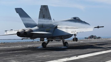 Ini Kekuatan Jet Tempur AS F/A-18 yang Bombardir Kapal Tanker Iran