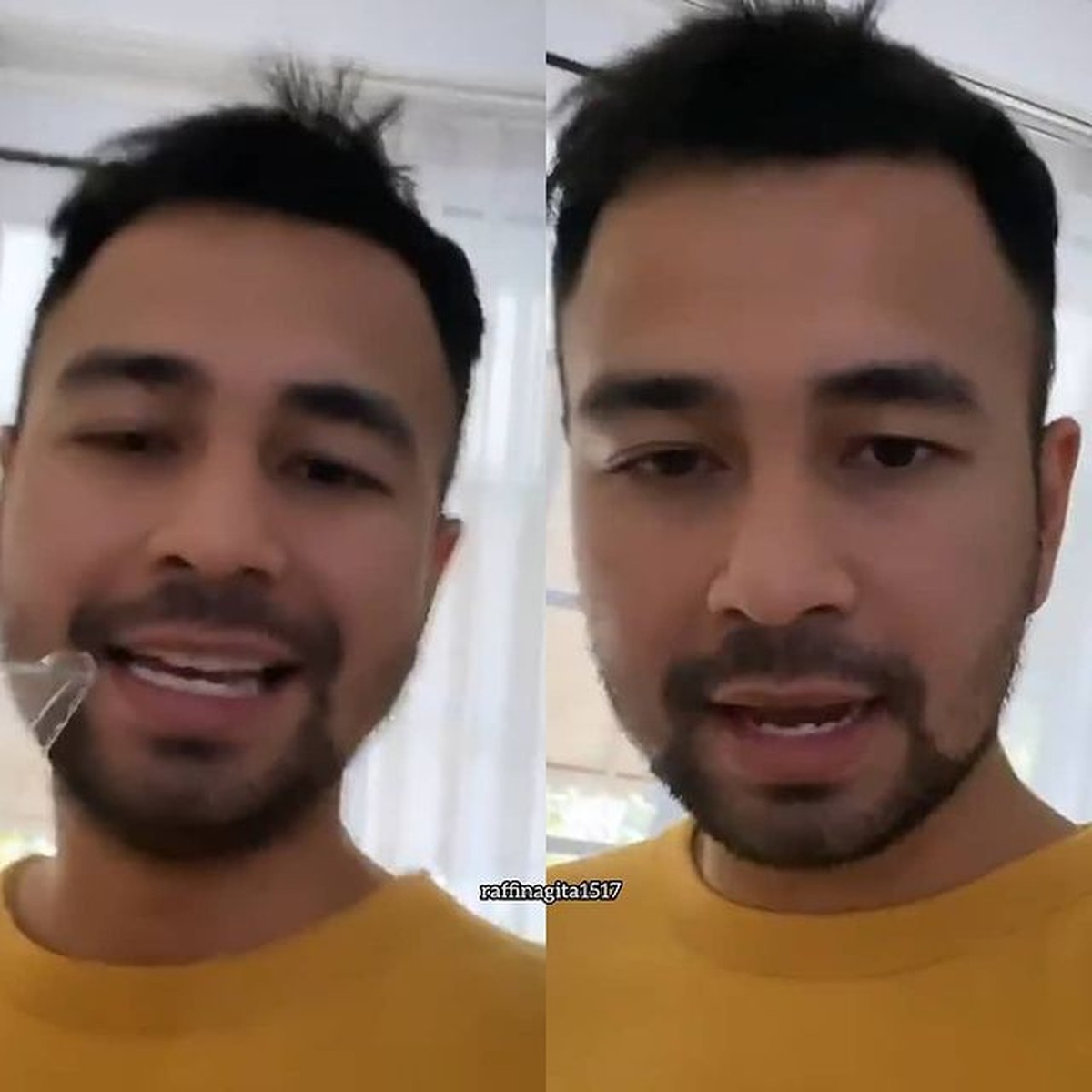 Raffi Ahmad mencuri perhatian dengan penampilan terbarunya&period; Yuk kita intip potretnya&excl;