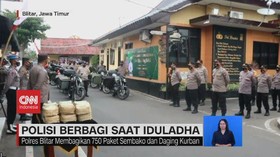 VIDEO: Polisi Berbagi Saat Iduladha