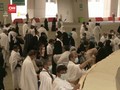 VIDEO: Jemaah Haji Lakukan Lempar Jumrah dengan Prokes Ketat