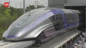 VIDEO: China Luncurkan Maglev, Kereta Tercepat di Dunia
