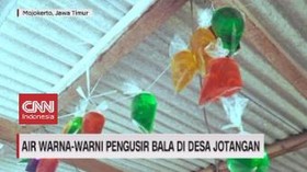 VIDEO: Air Warna-warni Pengusir Bala di Desa Jotangan
