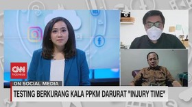 VIDEO: Testing Berkurang Kala PPKM Darurat 