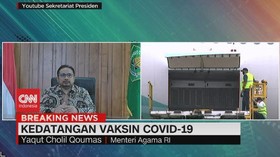 VIDEO: Kedatangan Vaksin Covid-19