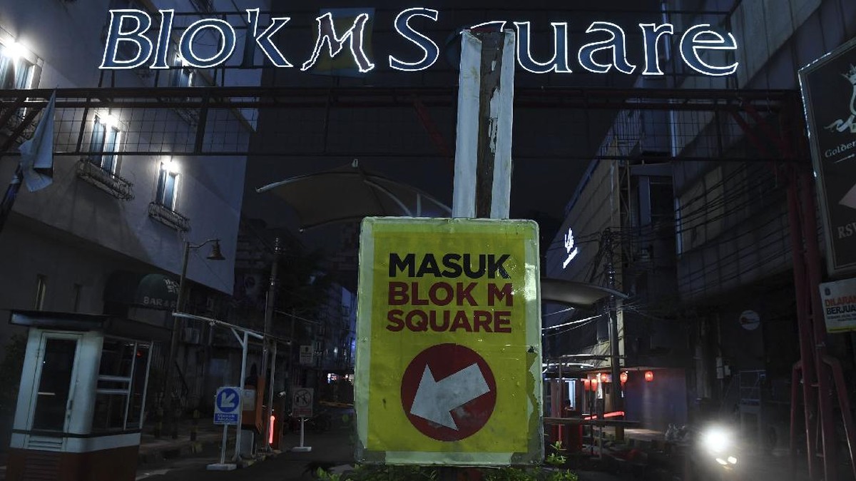 FOTO: Mati Suri Kawasan Niaga Blok M
