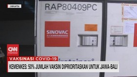 VIDEO: Kemenkes: 50% Jumlah Vaksin Prioritas Untuk Jawa-Bali