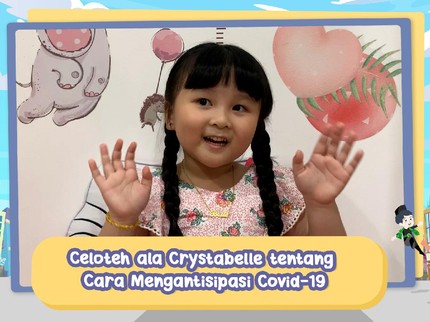 Celoteh ala Baby Belle tentang Cara Antisipasi Covid-19, Imutnya Ngga Nahan!