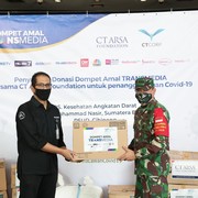 Dompet Amal TRANSMEDIA bersama CT ARSA Foundation Salurkan Donasi Tahap ke-10 untuk Penanganan Covid-19