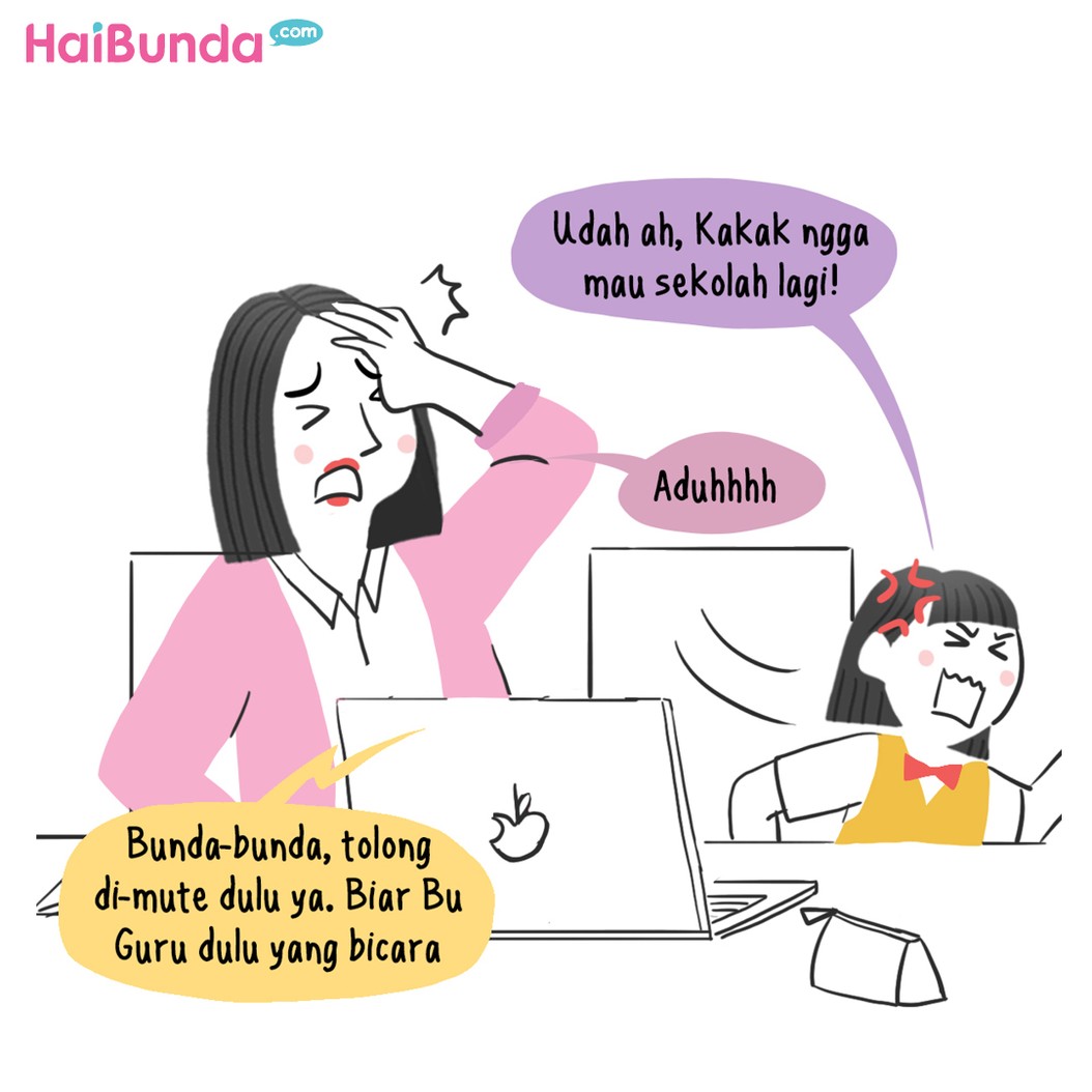Dan, Drama Sekolah Online pun Dimulai