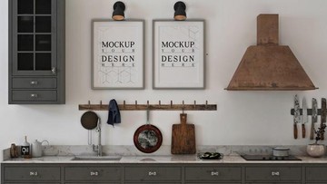 DAPUR MINIMALIS DENGAN SENTUHAN TEKSTUR HINGGA NUANSA MONOKROM