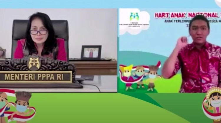 Menteri PPPA di Hari Anak Nasional 2021