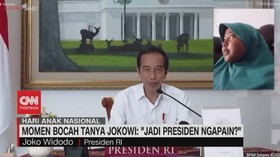 VIDEO: Momen Bocah Tanya Jokowi: 'Jadi Presiden Ngapain?'