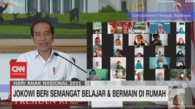 VIDEO: Pesan Presiden Jokowi di Hari Anak Nasional 2021