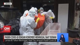 VIDEO: Pasien Covid-19 dengan Komorbid Meninggal Saat Isoman