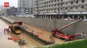 VIDEO: Hujan Reda, Banjir Henan China Mulai Dipompa