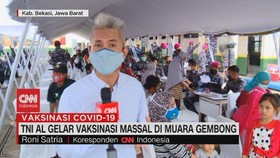 VIDEO: TNI AL Gelar Vaksinasi Massal Di Muara Gembong