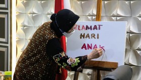 Peringati HAN 2021, Mensos Ingin dipanggil Eyang Risma