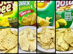 4 Keripik Kentang Rasa Rumput Laut, Mana yang Paling Kriuk Enak?