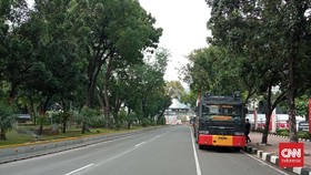 Polisi Rekayasa Arus Lalu Lintas Monas-Istana untuk HUT TNI Rabu Besok
