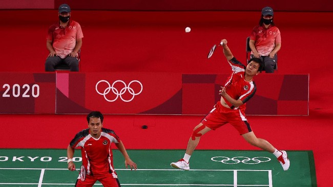 Mohammad Ahsan/Hendra Setiawan mengungkapkan kunci kemenangan atas Choi Sol-gyu/Seo Sung-jae di laga pamungkas fase grup Olimpiade Tokyo 2020.