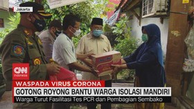 VIDEO: Gotong Royong Bantu Warga Isolasi Mandiri