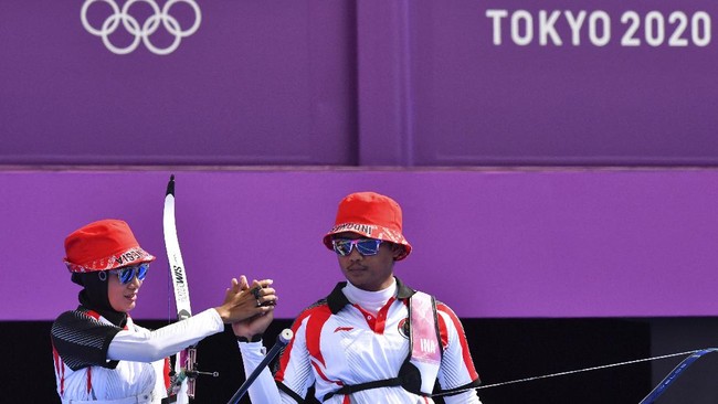 Riau Ega/Diananda Choirunisa dari Indonesia gagal lolos ke semifinal Olimpiade Tokyo 2020 setelah kalah dari Yasemin Anagoz/Mete Gazoz.