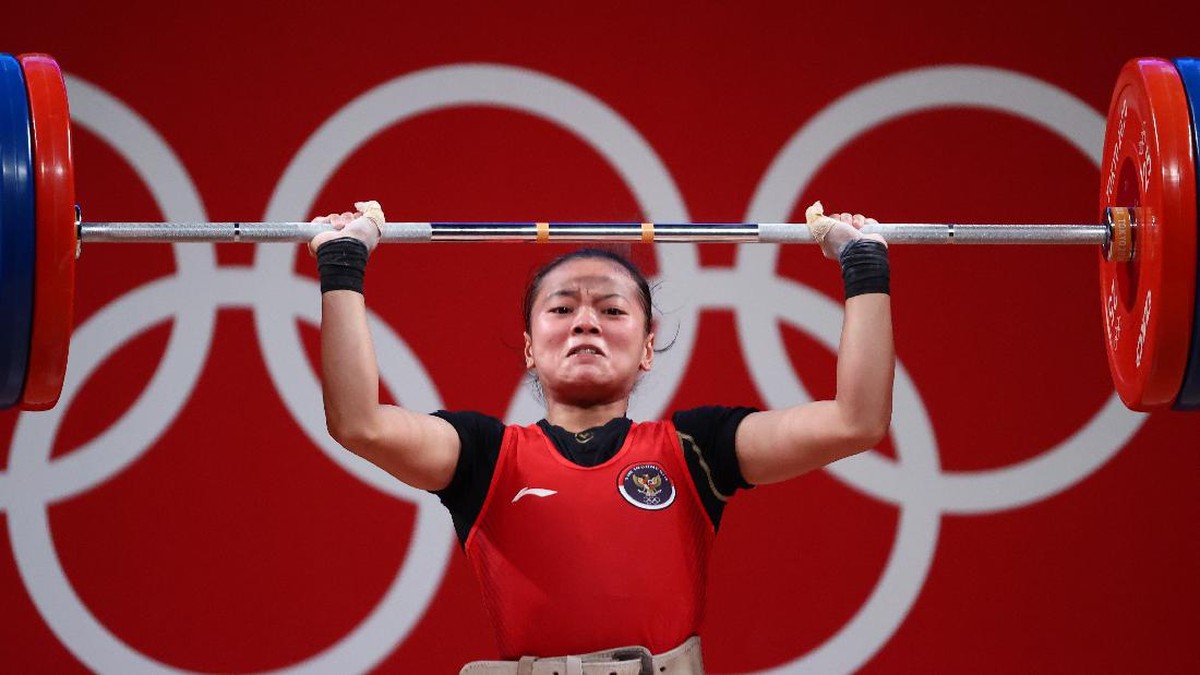 FOTO: Momen Windy Cantika Rebut Medali Olimipiade Tokyo