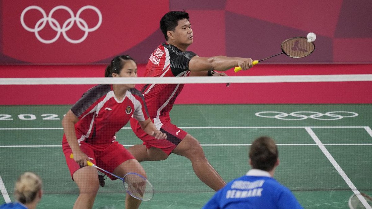 FOTO: Aksi Praveen/Melati Kalahkan Ganda Campuran Denmark