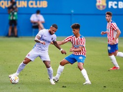 Laga Uji Coba: Depay Cetak Gol, Barcelona Kalahkan Girona 3-1