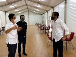 Tinjau Rumah Oksigen Gotong Royong, Jokowi Apresiasi KADIN & GoTo