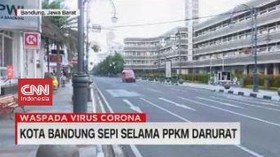 VIDEO: Kota Bandung Sepi Selama PPKM Darurat