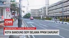 VIDEO: Kota Bandung Sepi Selama PPKM Darurat