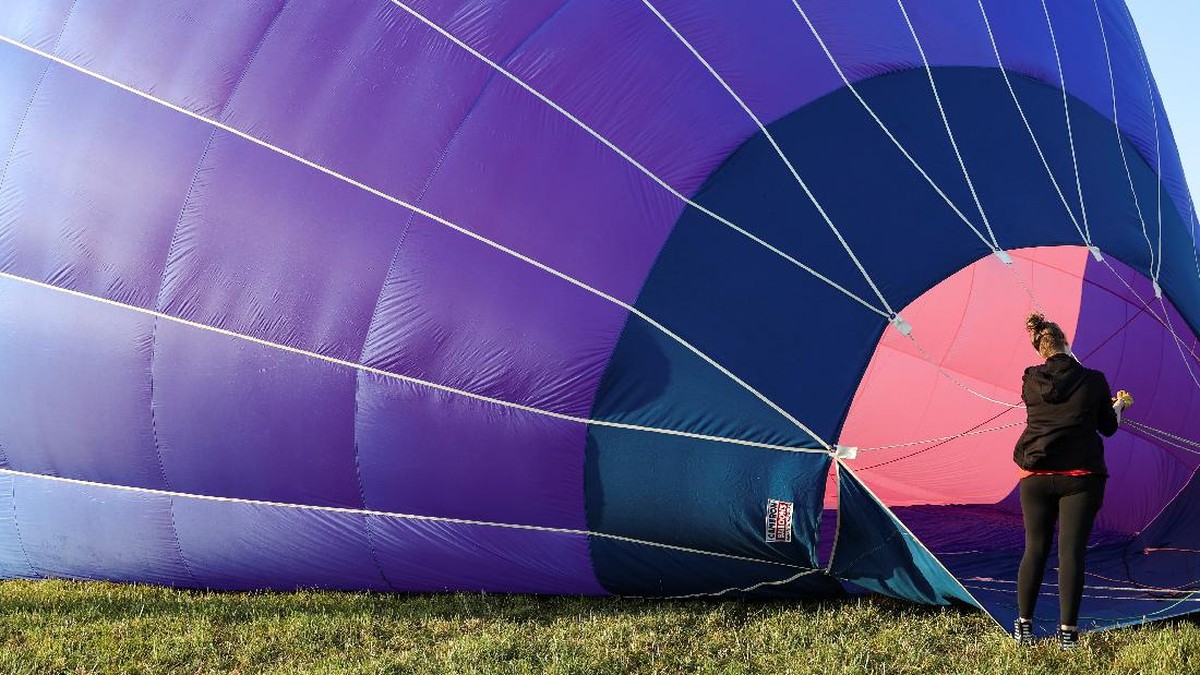 FOTO: Saat Balon-balon Udara Terbang di Langit New Jersey