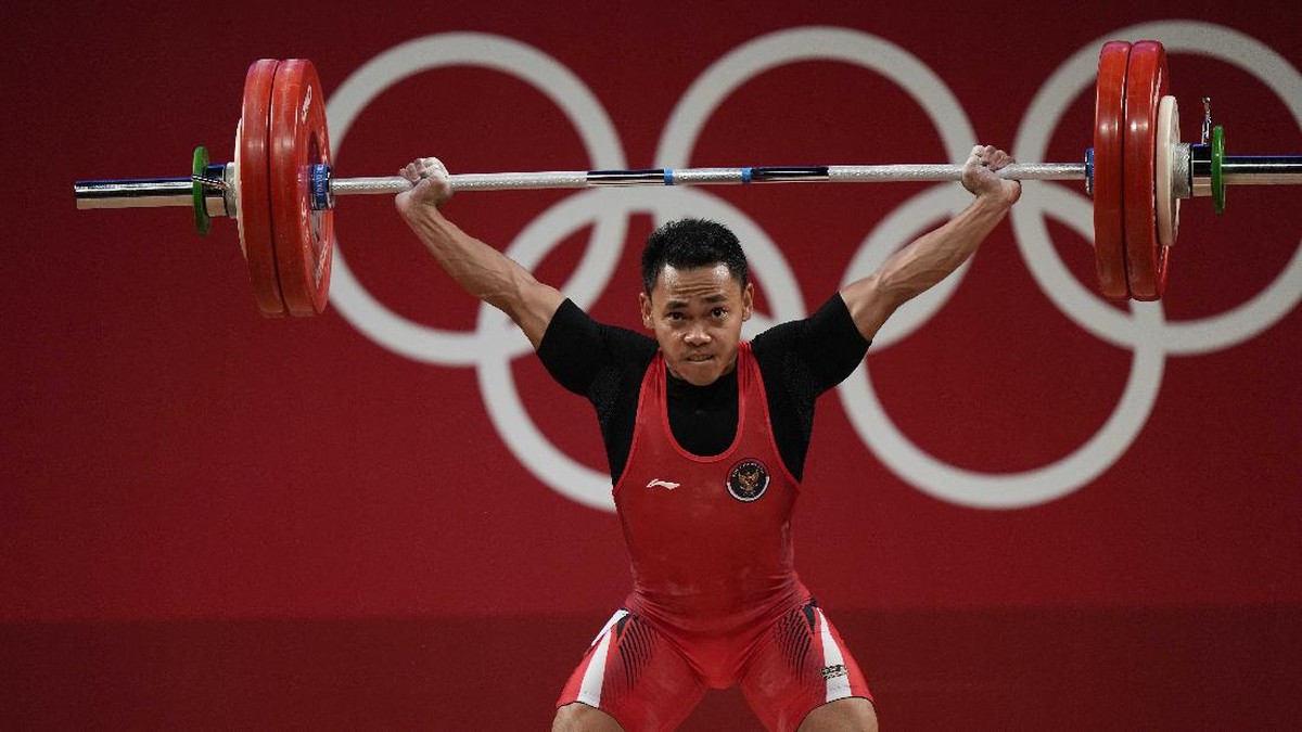 FOTO: Detik-detik Eko Yuli Raih Perak di Olimpiade Tokyo