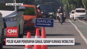 VIDEO: Polisi Klaim Penerapan Ganjil Genap Kurangi Mobilitas