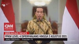 VIDEO: PPKM Level 4 Diperpanjang Sampai 2 Agustus