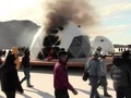 VIDEO: Warga Bakar Resor Mewah di Salar de Uyuni