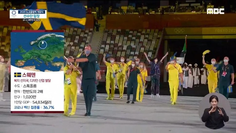 Cuplikan Tayangan MBC Pembukaan Olimpiade Tokyo 2020 Roasting Negara Lain Pembukaan Olimpiade Tokyo 2020 ditayangkan oleh MBC TV nasional Korea Selatan seperti meroasting negara-negara lain. Yuk lihat!