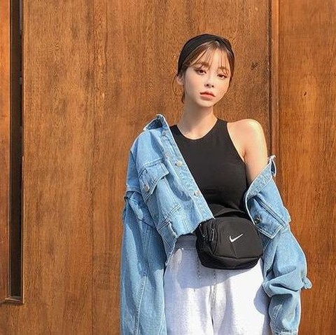 Gaya jaket clearance jeans