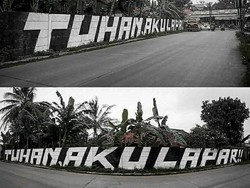 Viral Grafiti Tuhan Aku Lapar di Tangerang Dihapus, Ini Kata Polisi